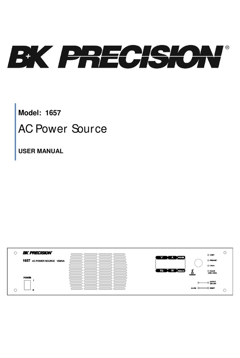 B+K precision 1657 user manual