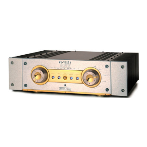 Musical Fidelity Nu-Vista M3 Instructions for use
