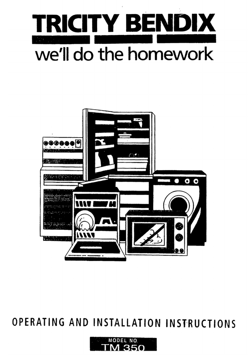 Tricity Bendix TM 350 User manual