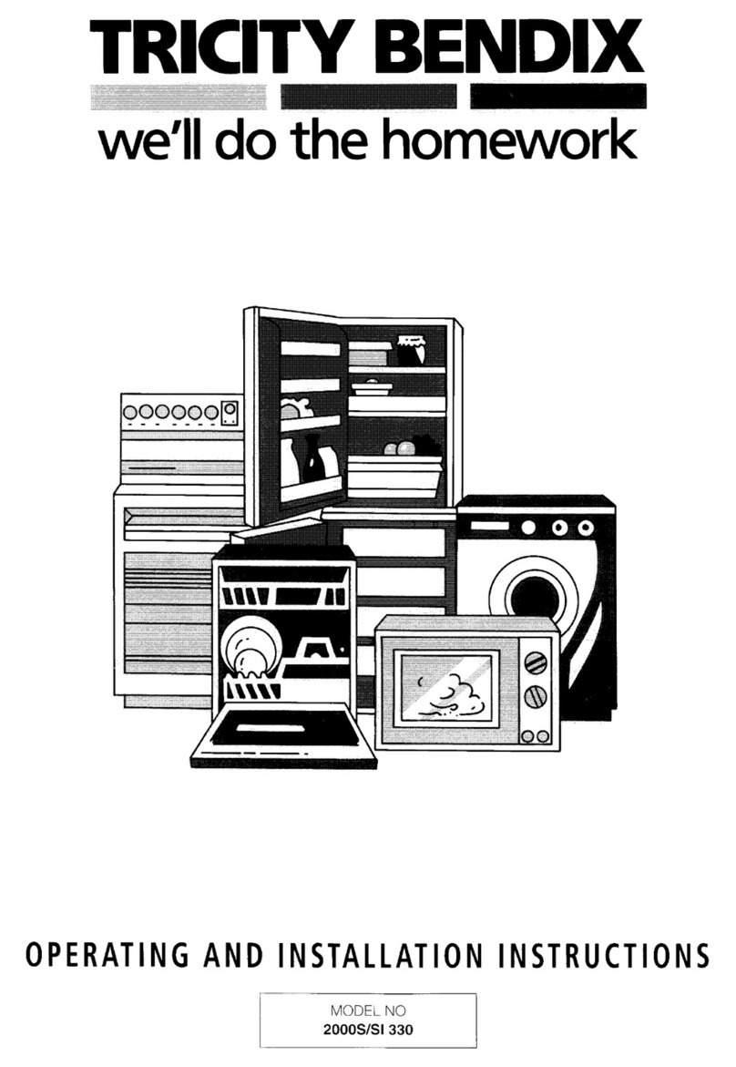 Tricity Bendix 2000S User manual