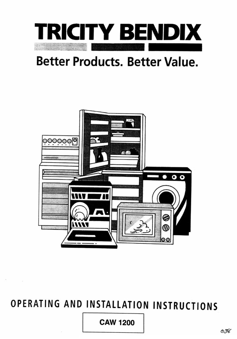 Tricity Bendix AW 1200 W User manual