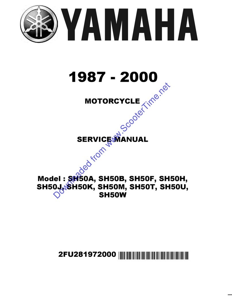 Yamaha SH50A Service manual
