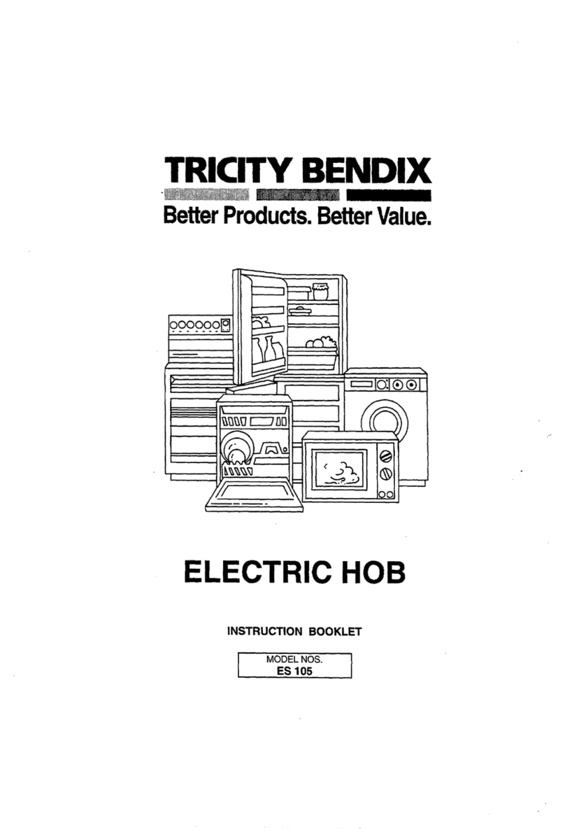 Tricity Bendix ES 105 Instruction booklet