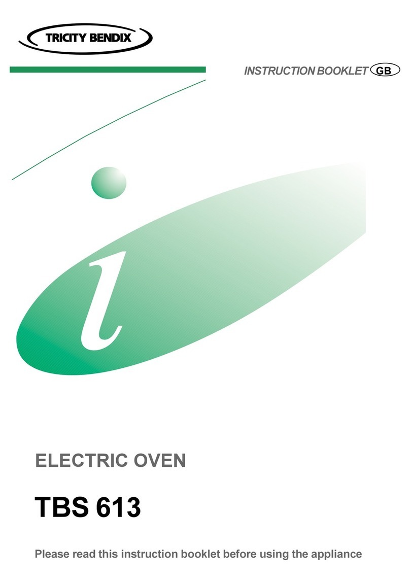 Tricity Bendix TBS 613 User manual