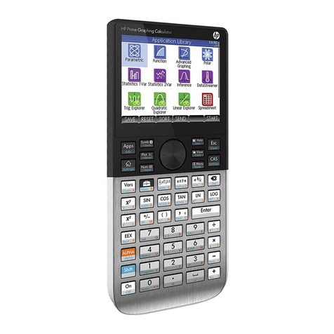 HP Prime Graphing Calculator User manual