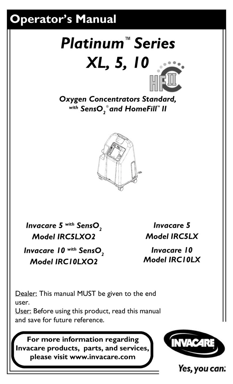 Invacare Platinum IRC5LXO2 User manual