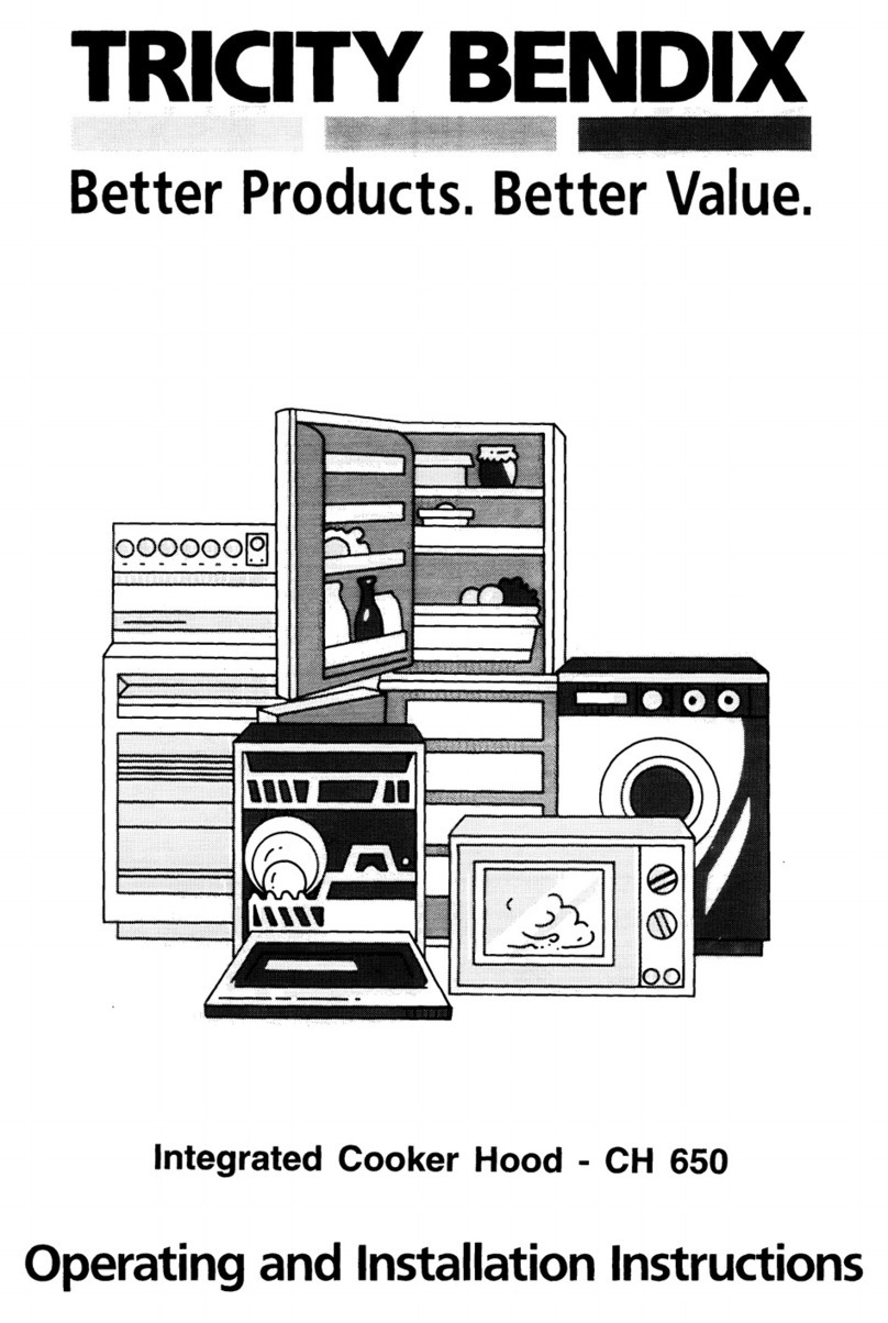 Tricity Bendix CH 650 User manual