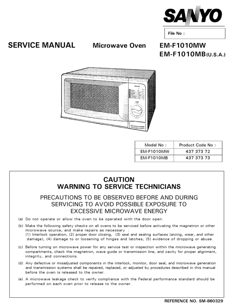 Sanyo EM-F1010MW User manual Sanyo EM-F1010MW User manual