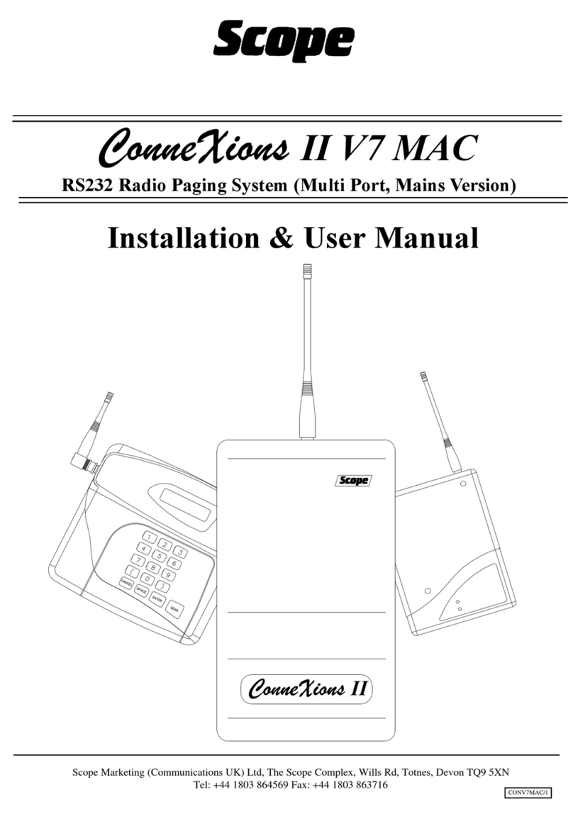 scope RS232 Installation & user manual