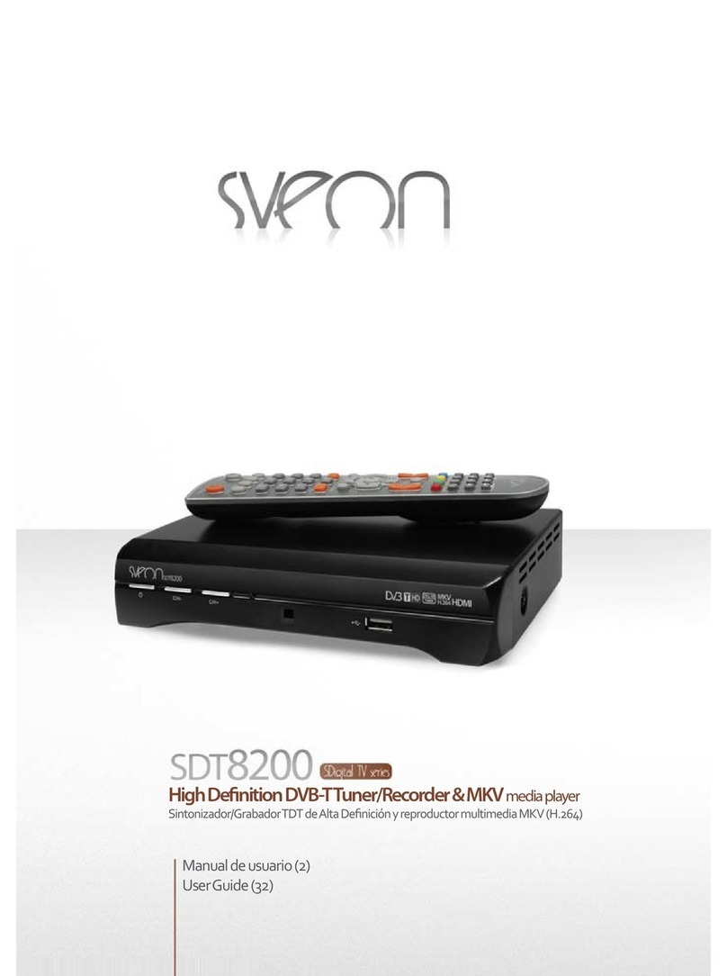 Sveon SDT8200 User manual