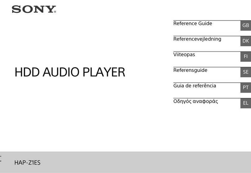 Sony HAP-Z1ES reference guide