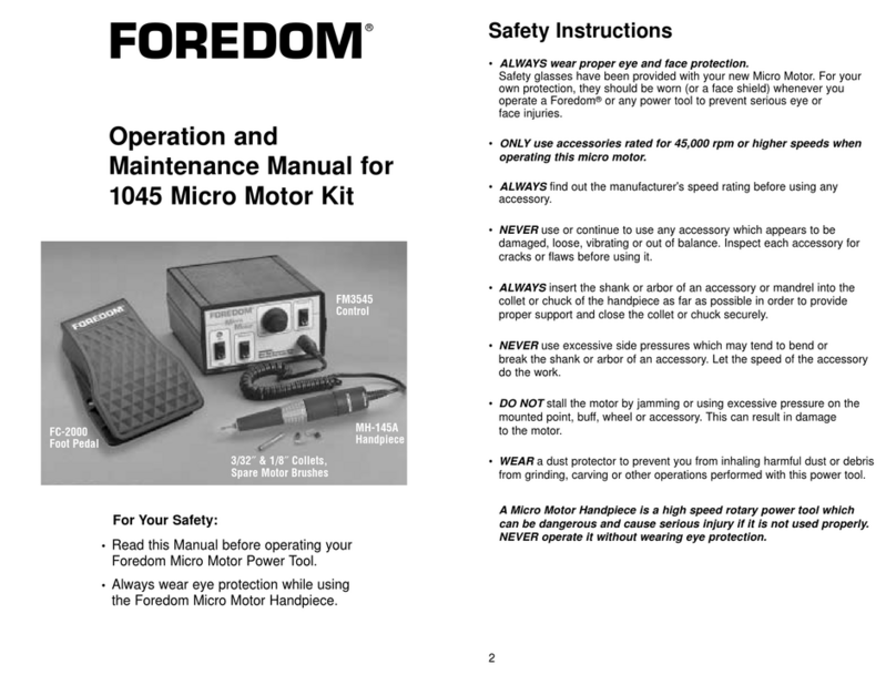 FOREDOM 1045 User manual
