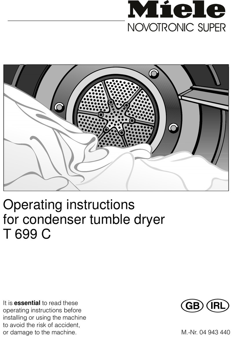 Miele T 699 C User manual