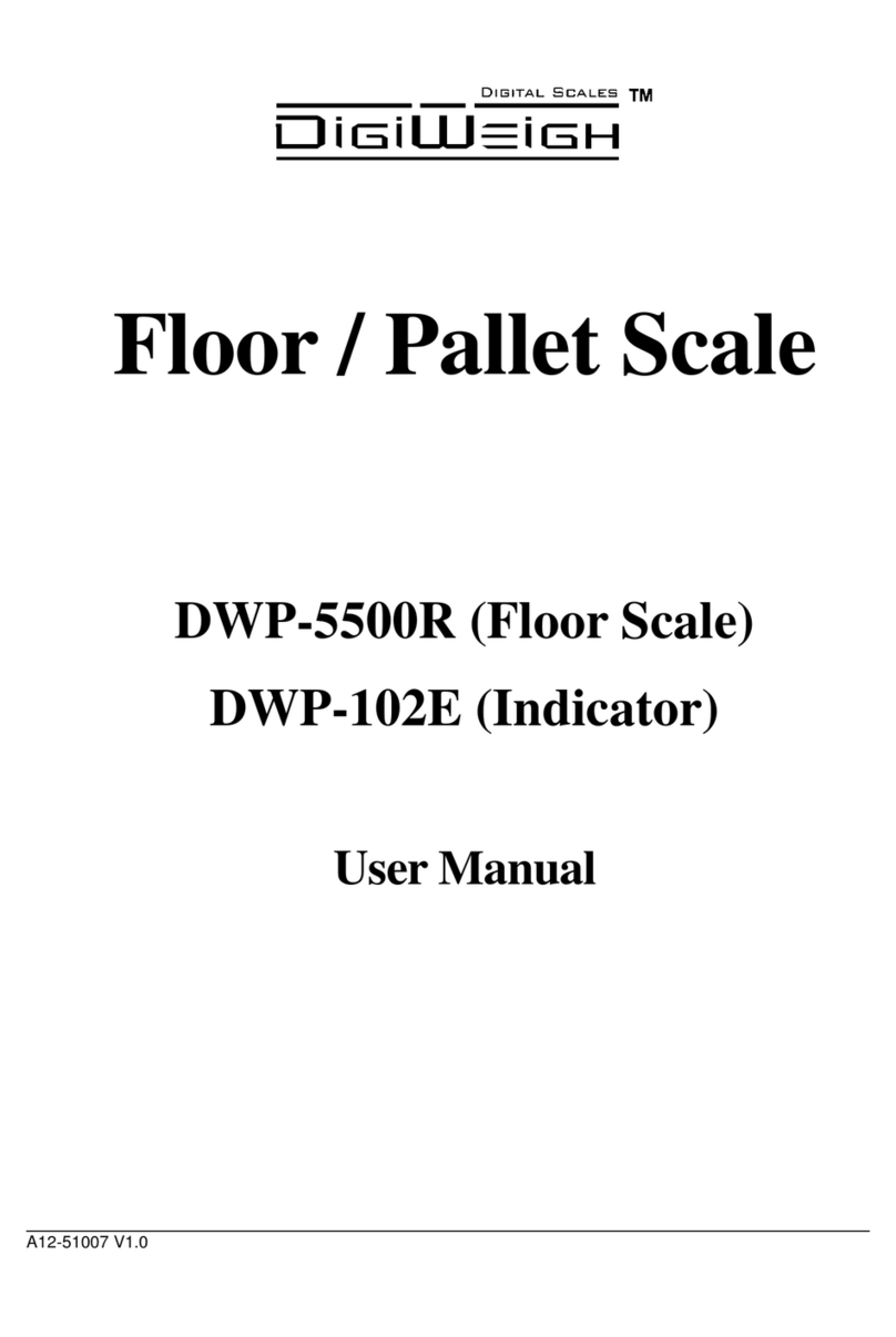 DigiWeight DWP-1000R user manual