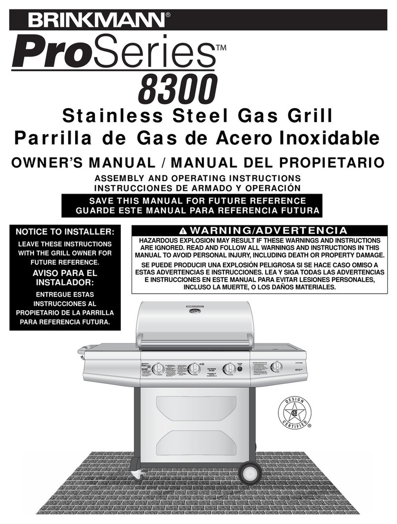 Brinkmann Proseries 8300 User manual