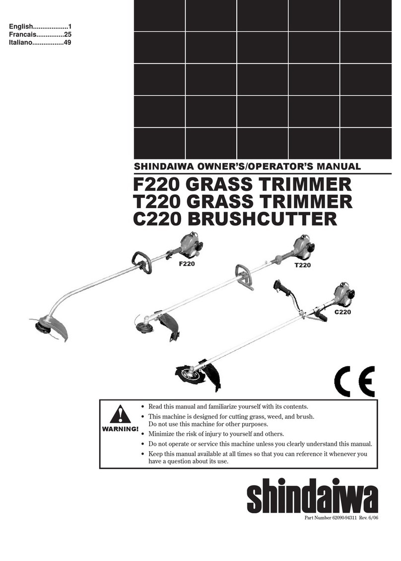 Shindaiwa F220 owner's manual