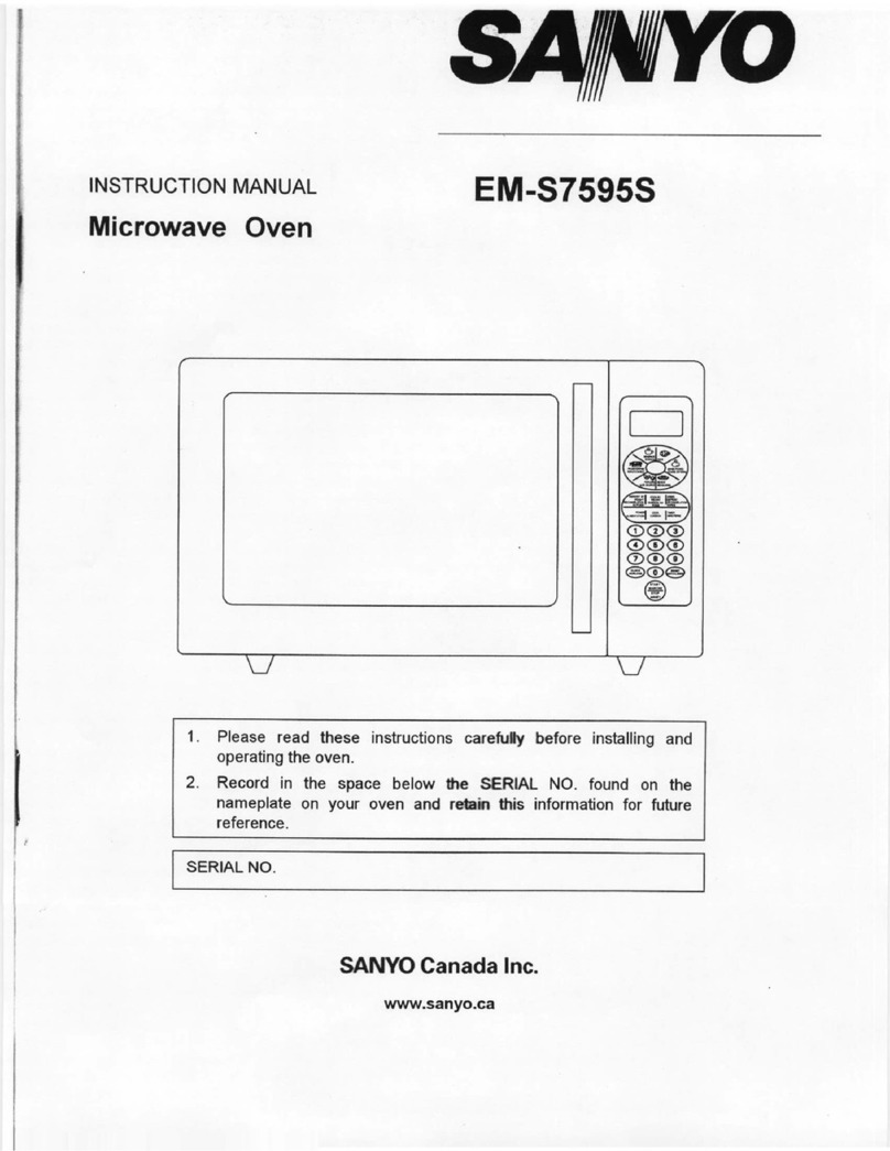 Sanyo EM-S7595S User manual
