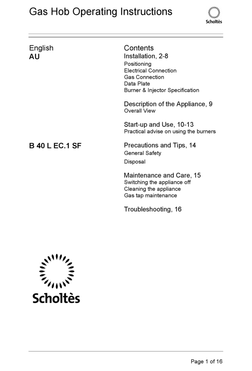 SCHOLTES B 40 L EC.1 SF User manual