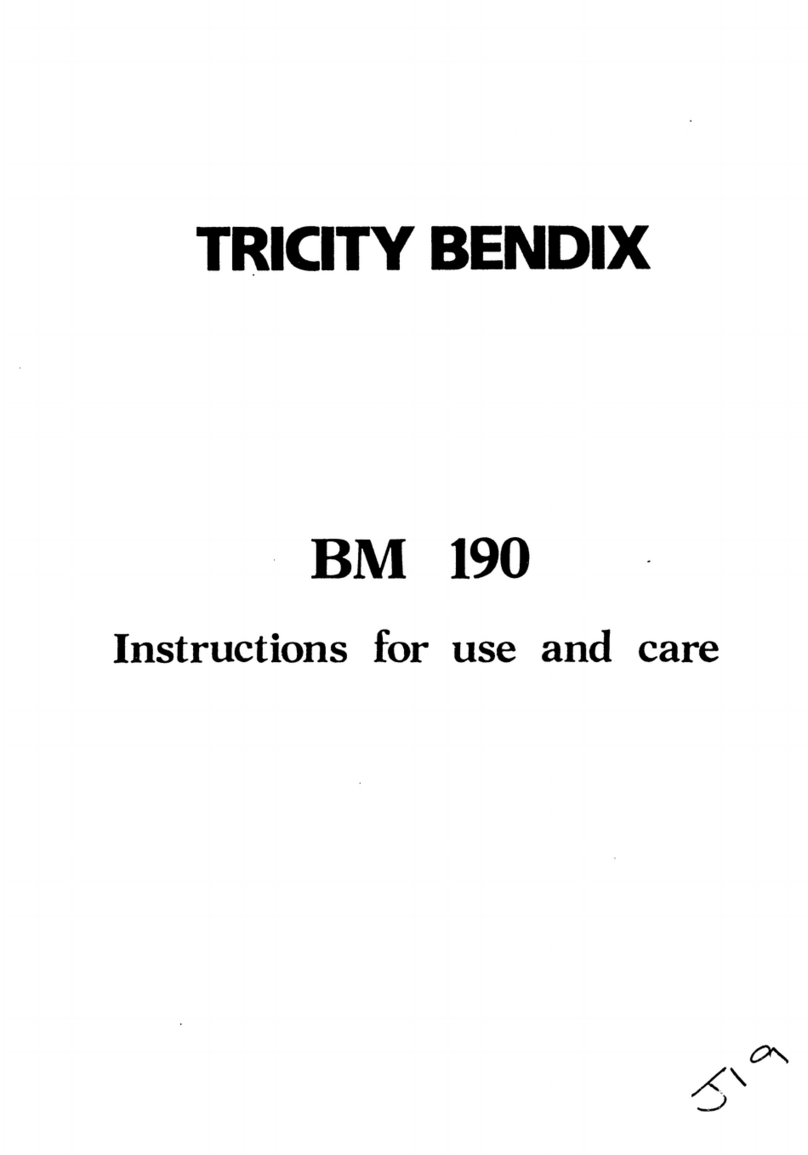Tricity Bendix BM 190 Assembly instructions