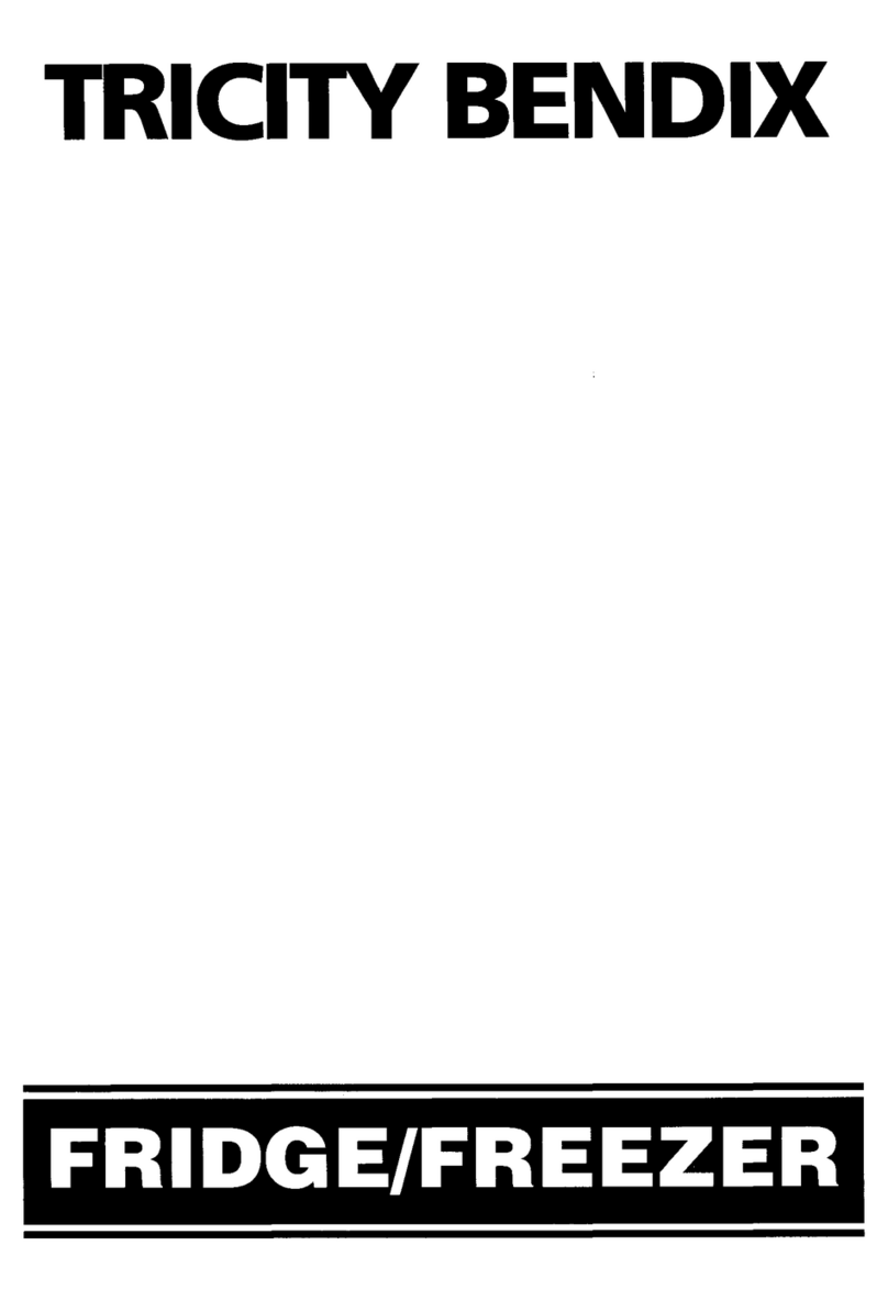 Tricity Bendix Fridge freezer User manual