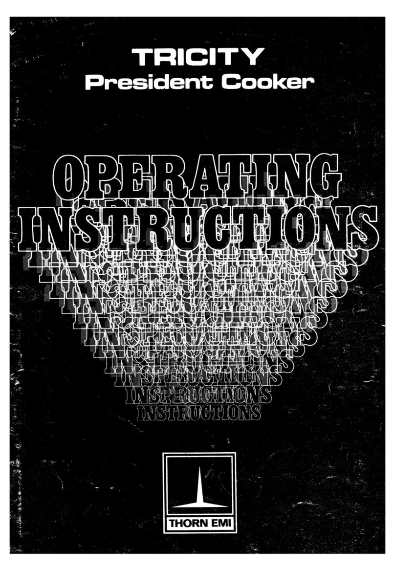 Tricity Bendix President 2558 operating instructions