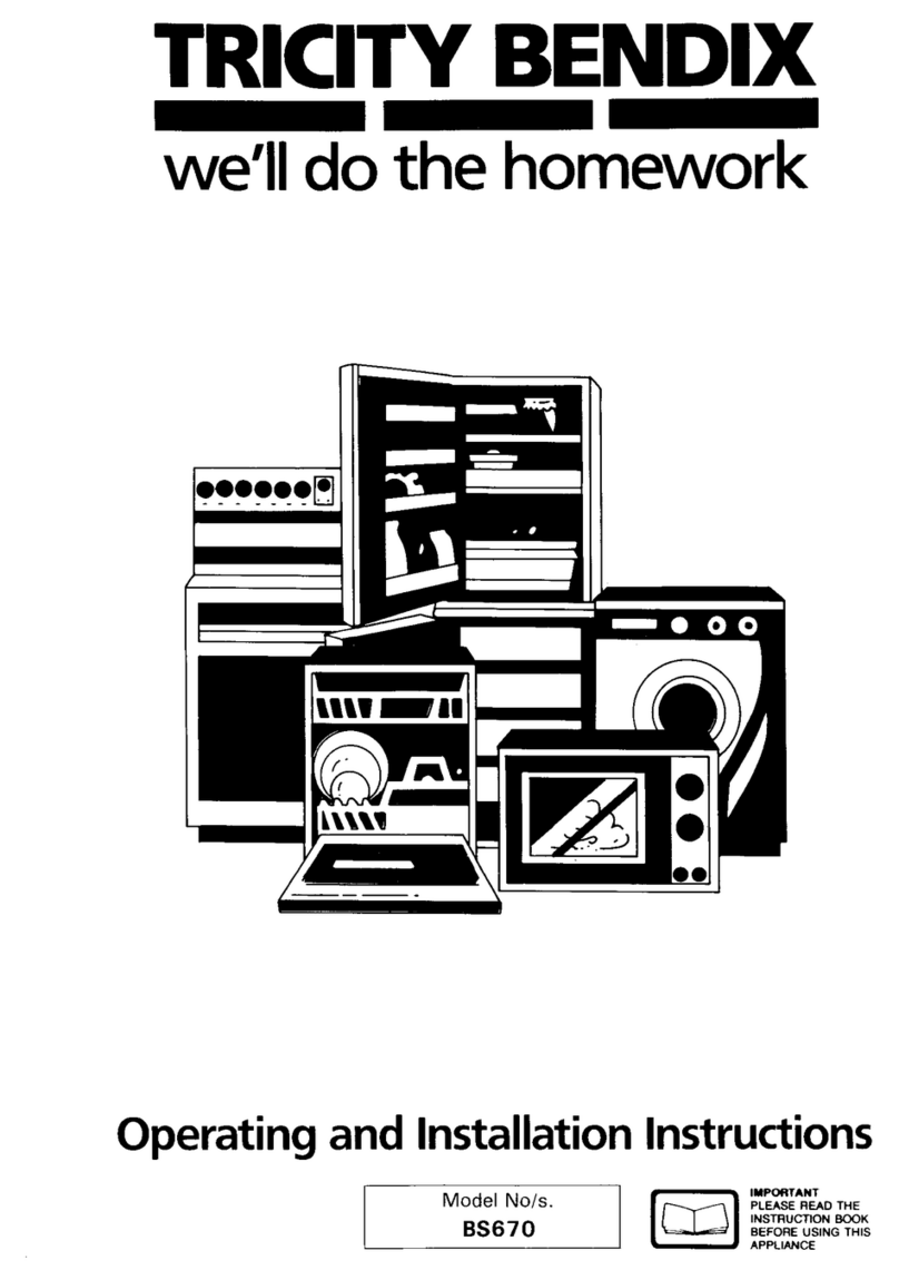 Tricity Bendix BS670 User manual