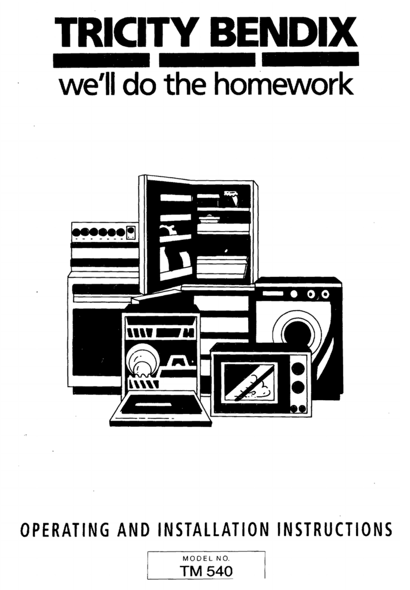 Tricity Bendix TM 540 User manual Tricity Bendix TM 540 User manual