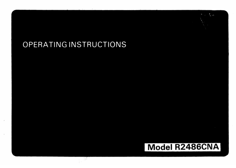 Tricity Bendix R2486CNA operating instructions