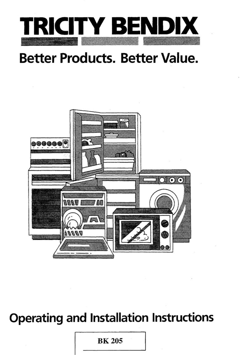 Tricity Bendix BK 205 User manual Tricity Bendix BK 205 User manual