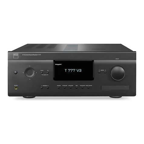 NAD T 777 owner's manual