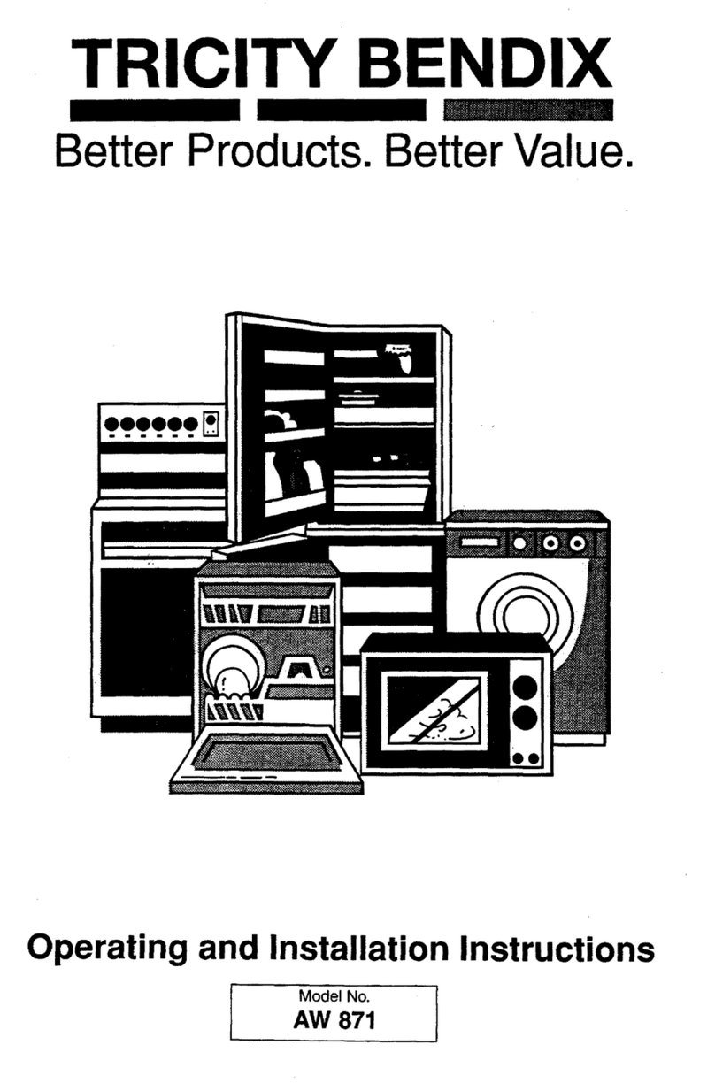Tricity Bendix AW871 User manual