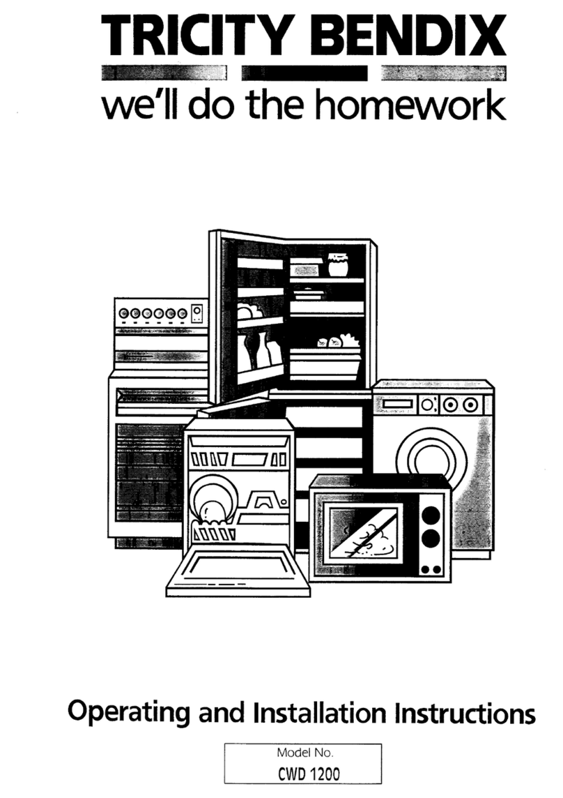 Tricity Bendix CWD 1200 User manual