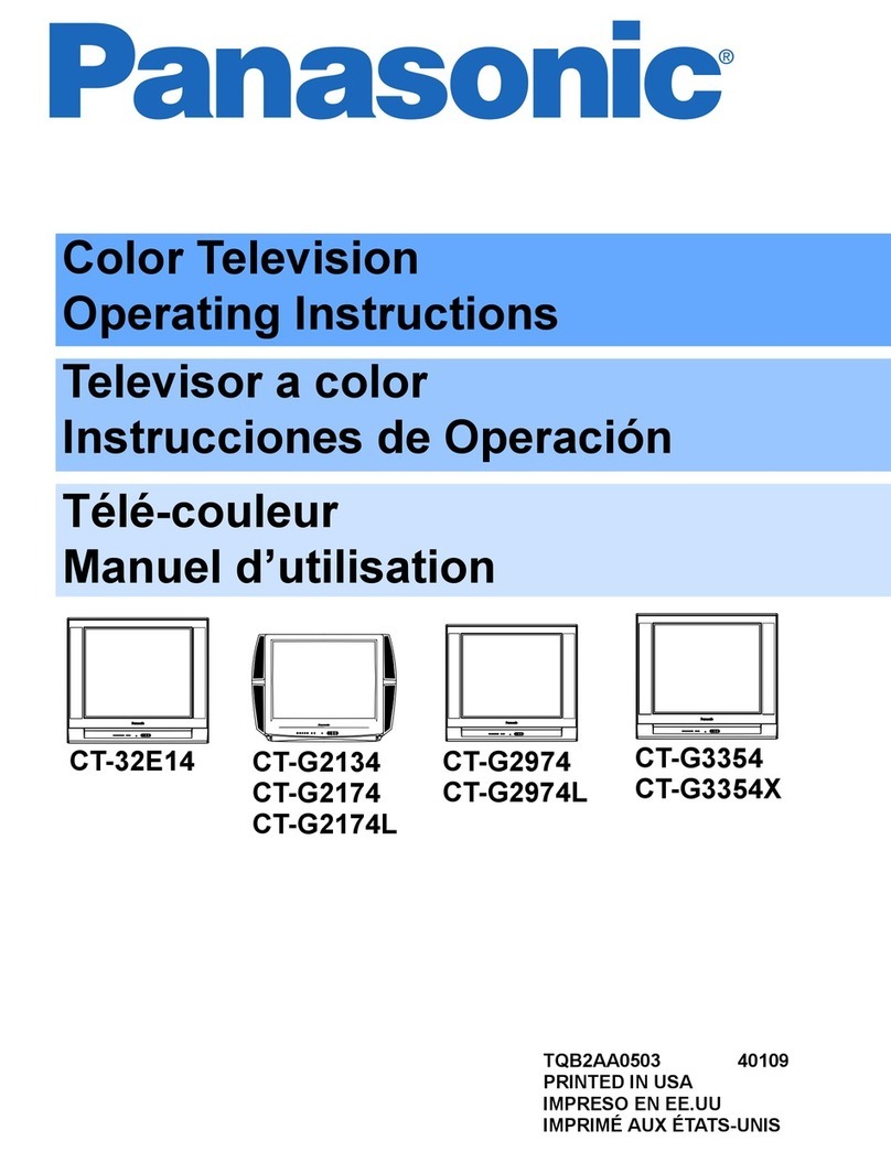 Panasonic CT-G3354X User manual