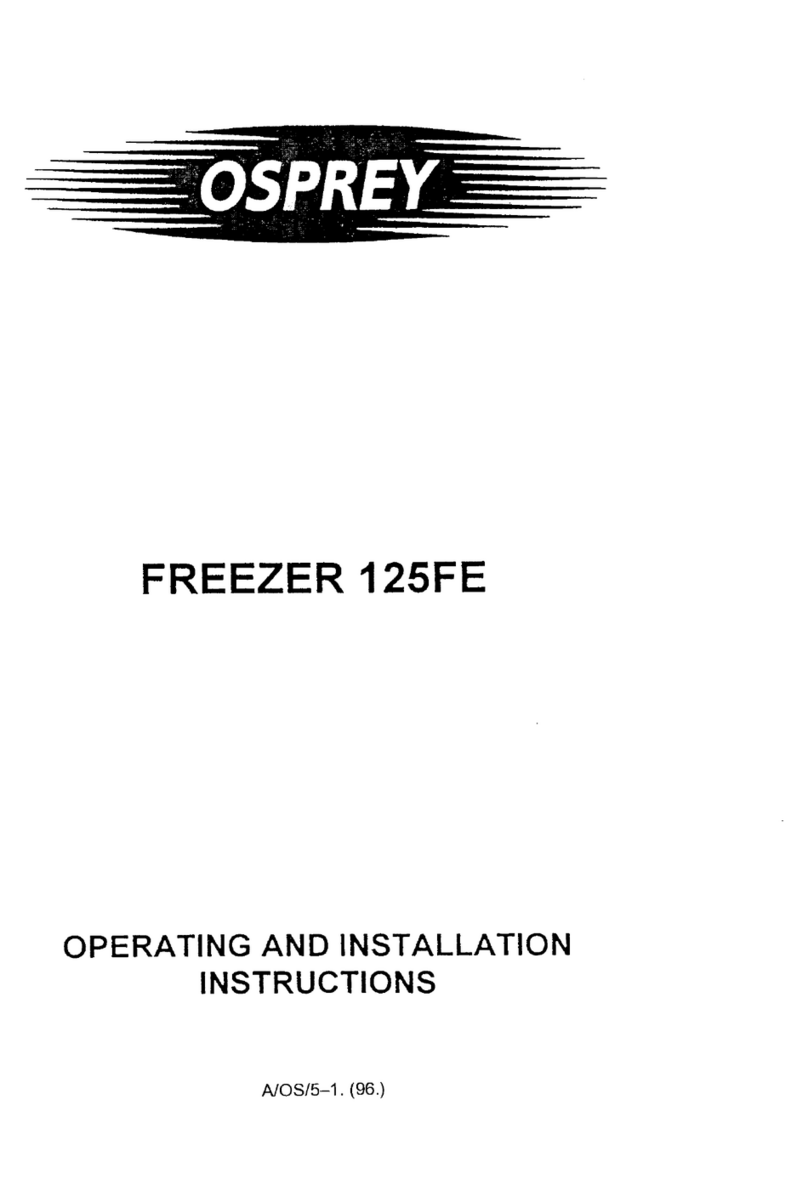 Osprey 125FE Operating and installation instructions
