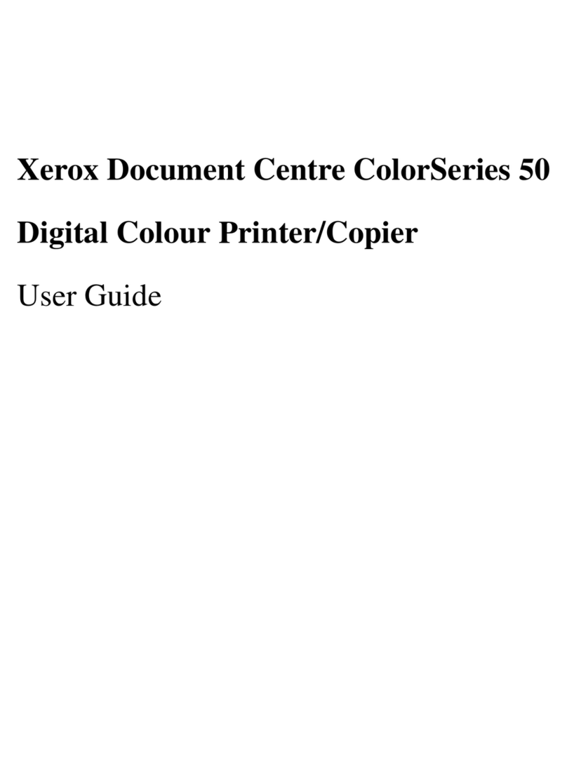 Xerox Document Centre ColorSeries 50 user guide