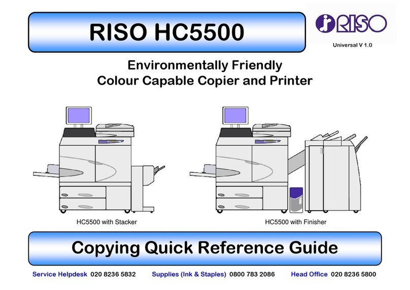 Riso HC5500 User manual