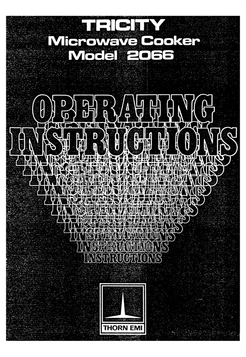 Tricity Bendix 2066 operating instructions