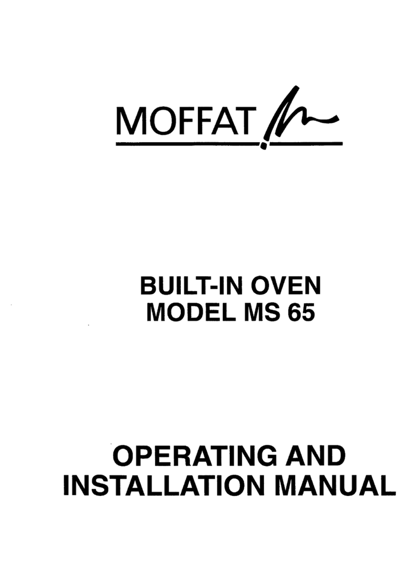 Moffat MS 65 OPERATING AND INSTALLATION Manual Moffat MS 65 OPERATING AND INSTALLATION Manual