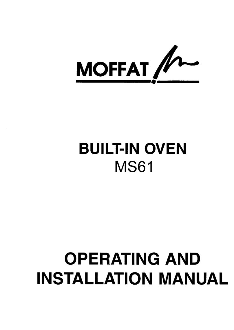 Moffat MS 61 OPERATING AND INSTALLATION Manual Moffat MS 61 OPERATING AND INSTALLATION Manual