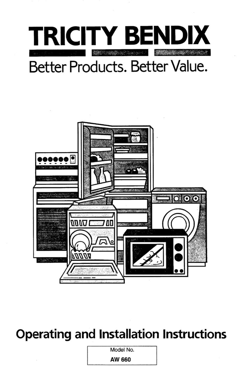 Tricity Bendix AW660 User manual