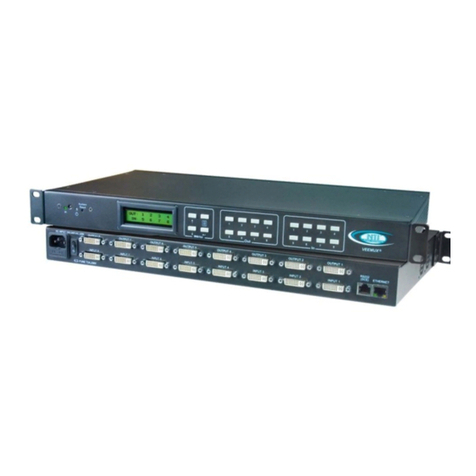 NTI SM-nXm-DVI-LCD User manual