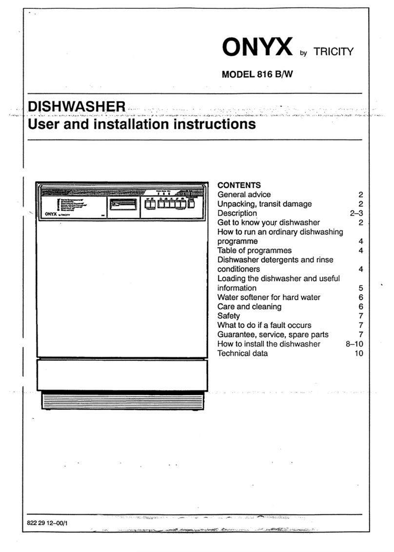 Onyx 816 B/W Instruction booklet