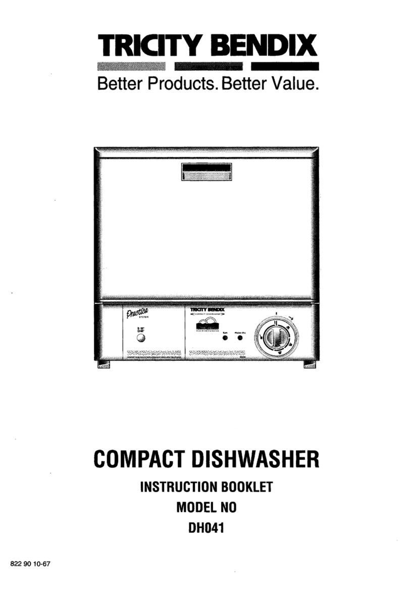 Tricity Bendix DH041 User manual Tricity Bendix DH041 User manual