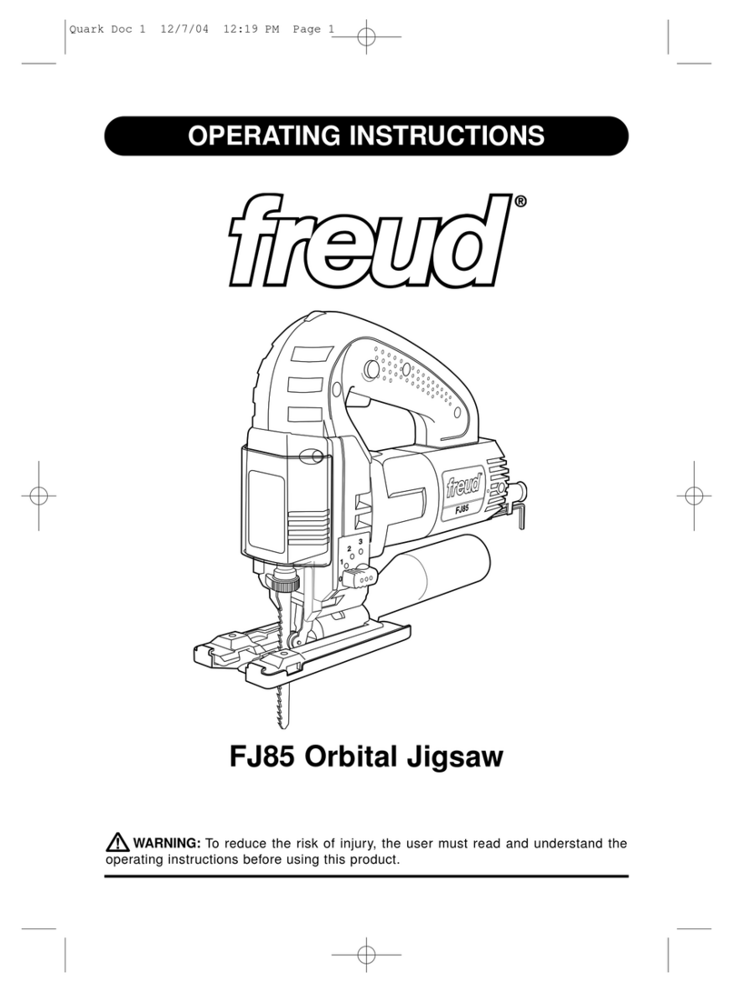 Freud FJ85 operating instructions
