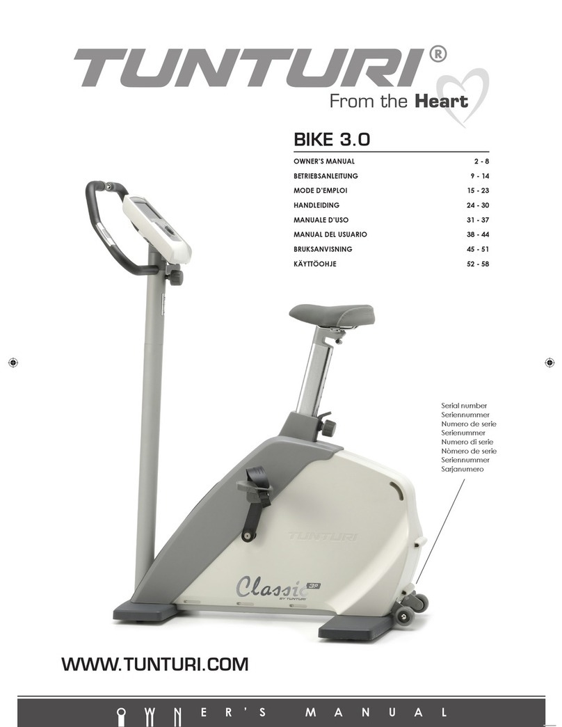 Tunturi Classic Vibration 3.0 owner's manual