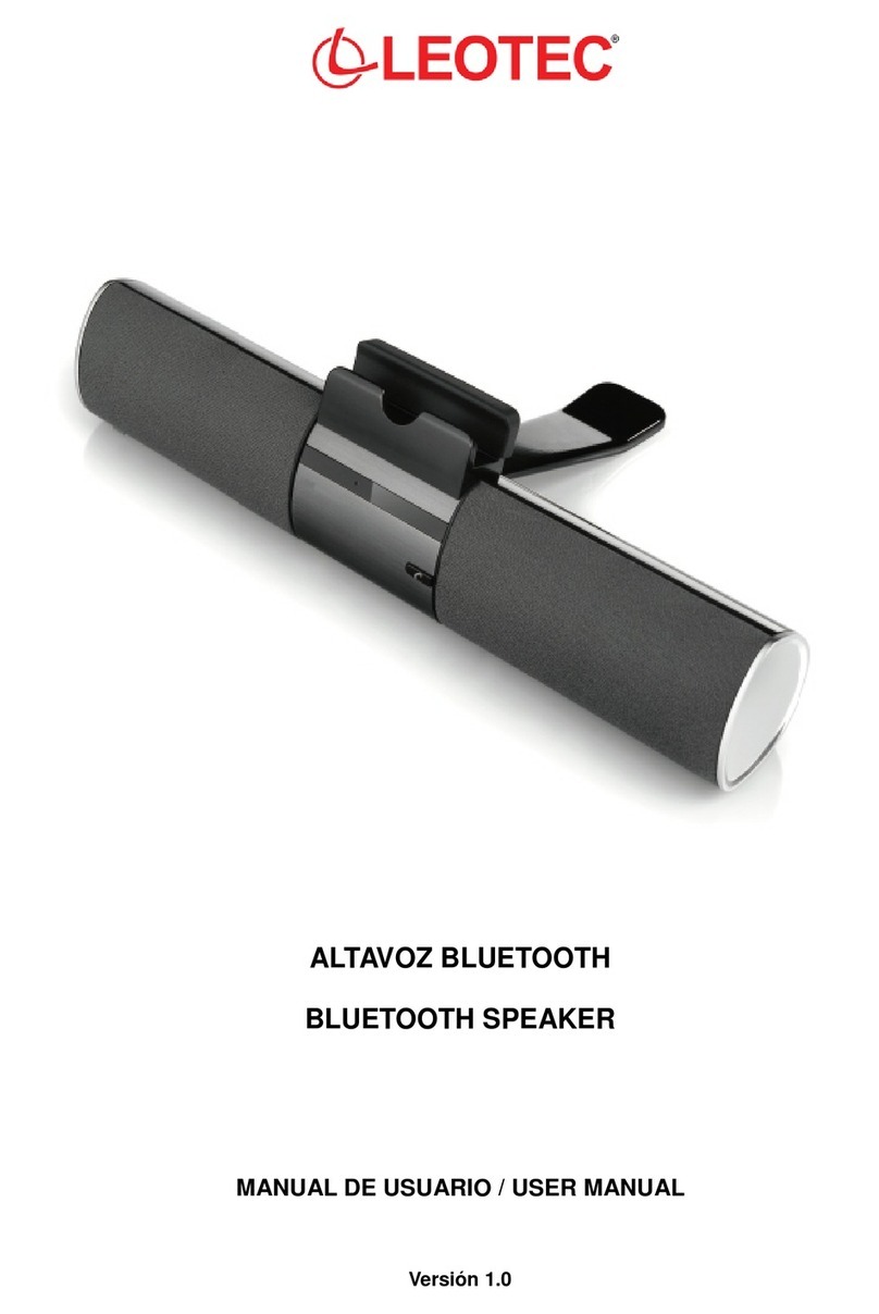Leotec LEBTSPK01 User manual