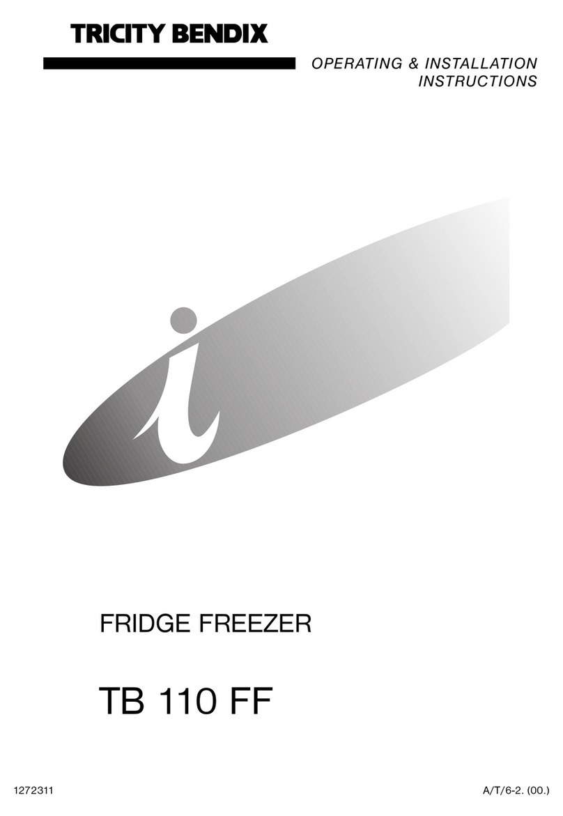 Tricity Bendix TB 110 FF Product guide