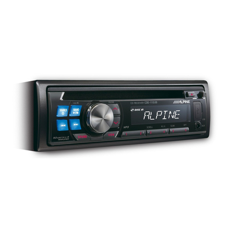 Alpine CDE-110 User manual