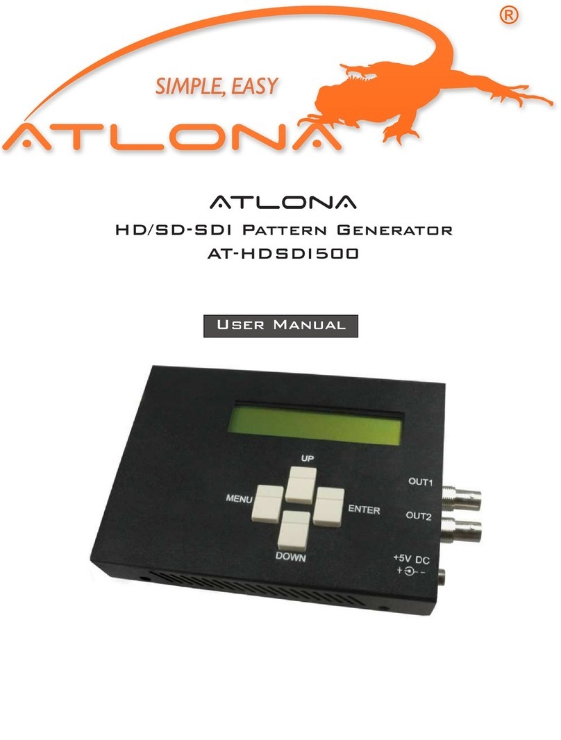 Atlona AT-HDSDI500 user manual