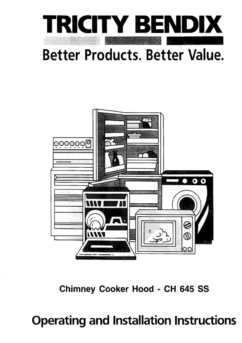 Tricity Bendix CH 645 SS User manual